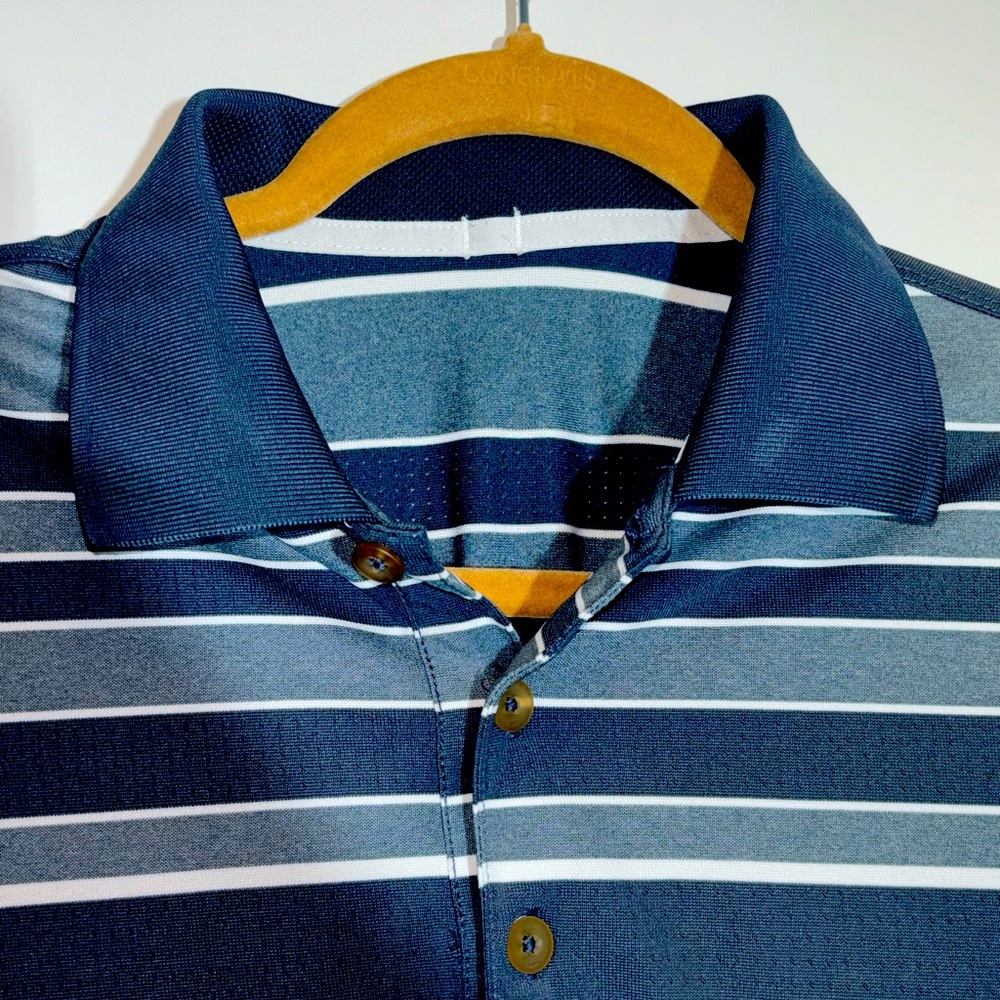Adult Small Gray Polo T-Shirt